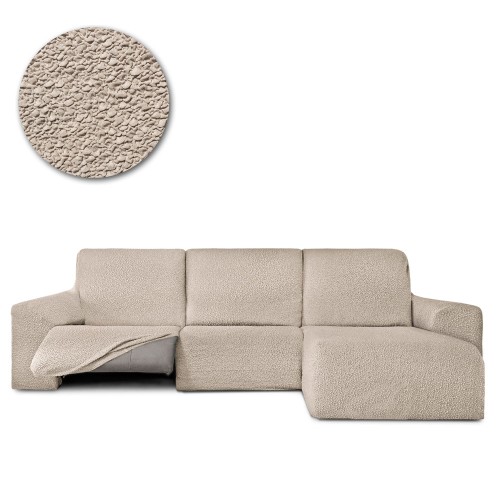 Funda Sofá Chaise Longue Relax Roc Corto crudo