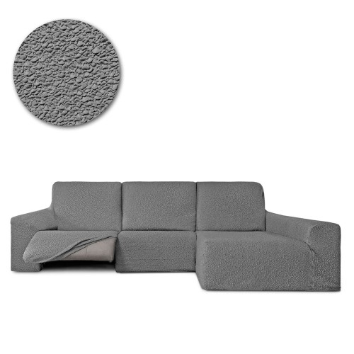 Funda Sofá Chaise Longue Relax Roc Largo gris