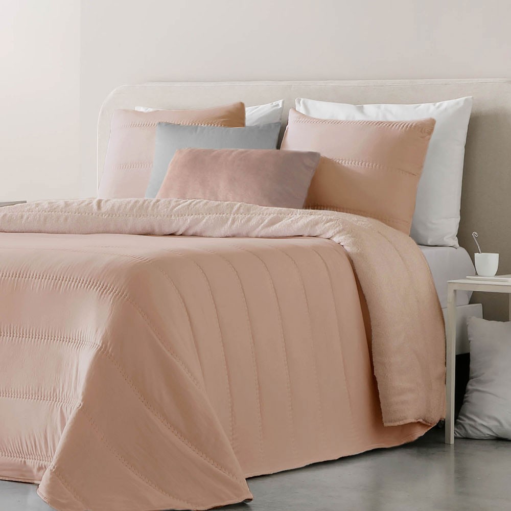 Edredón Comforter Sherpa Hermes 250 grs rose