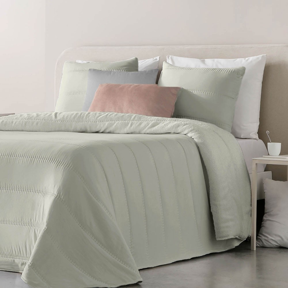 Edredón Comforter Sherpa Hermes 250 grs verde